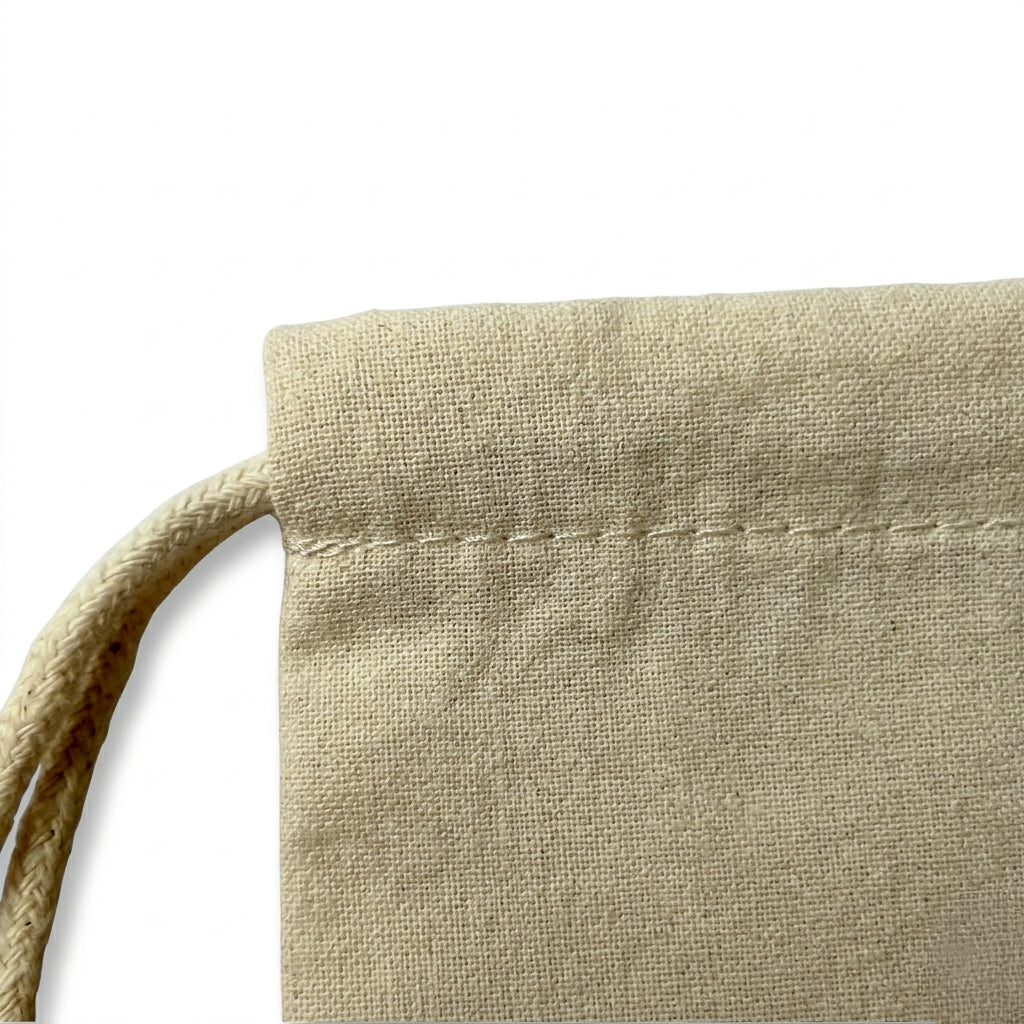 Reusable Cotton Muslin Produce Bag – Large