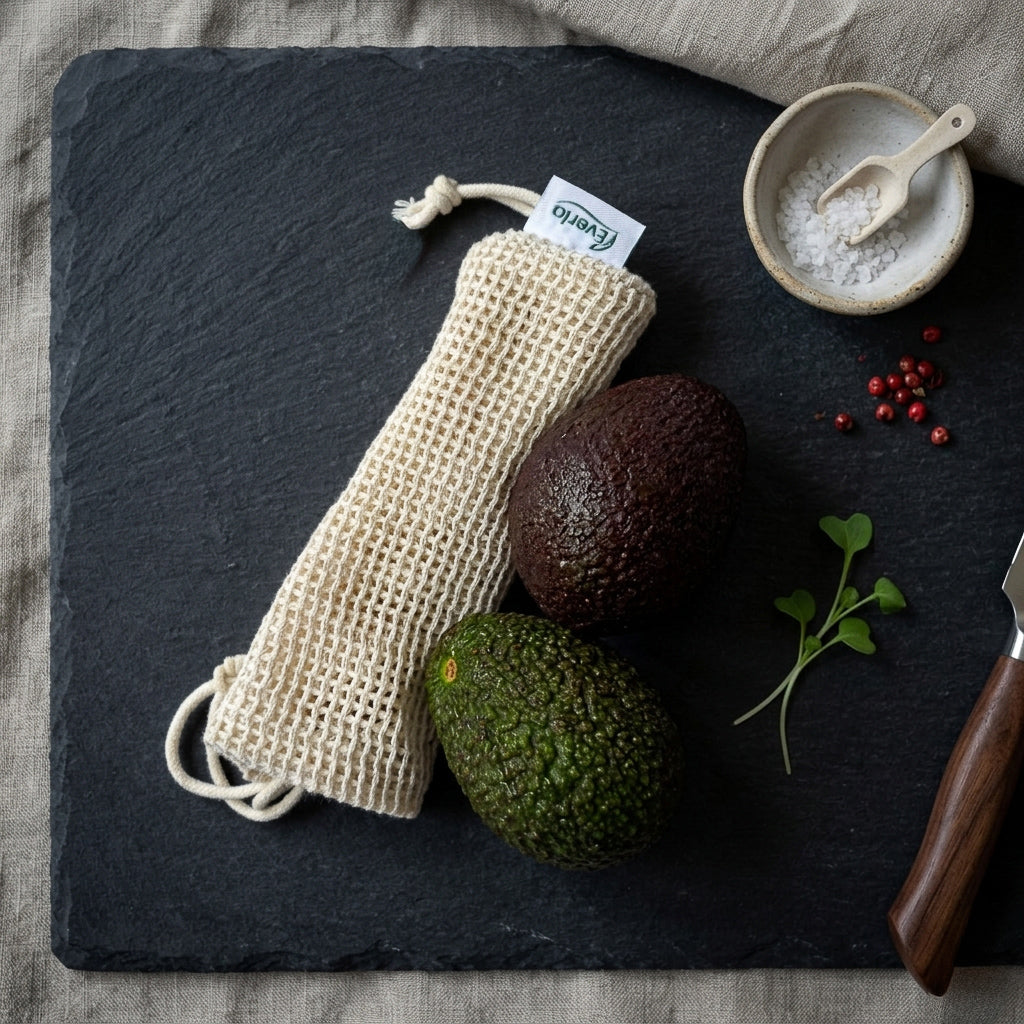Reusable Cotton Mesh Produce Bag – Small