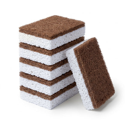 Compostable Kitchen Sponges – 6 Sponges  (3-Month Supply)