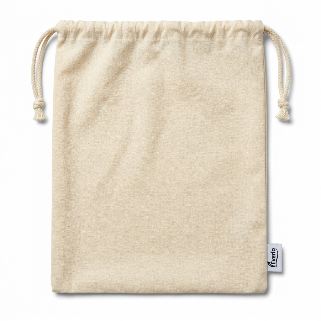 Reusable Cotton Muslin Produce Bag – Large