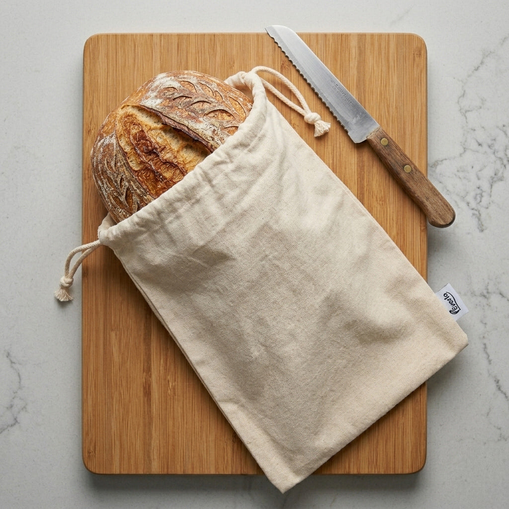 Reusable Cotton Muslin Produce Bag – Large