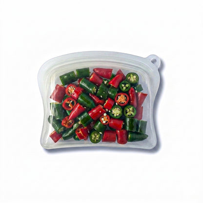Reusable Silicone Food Storage Bag – 600ml | Leakproof & BPA-Free