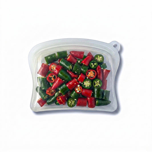 Reusable Silicone Food Storage Bag – 600ml | Leakproof & BPA-Free